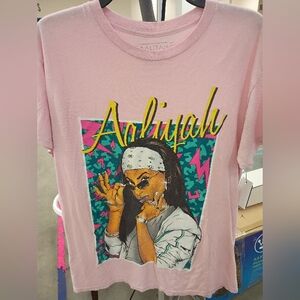 Aaliyah Graphic Tee - Pink Women’s T-Shirt